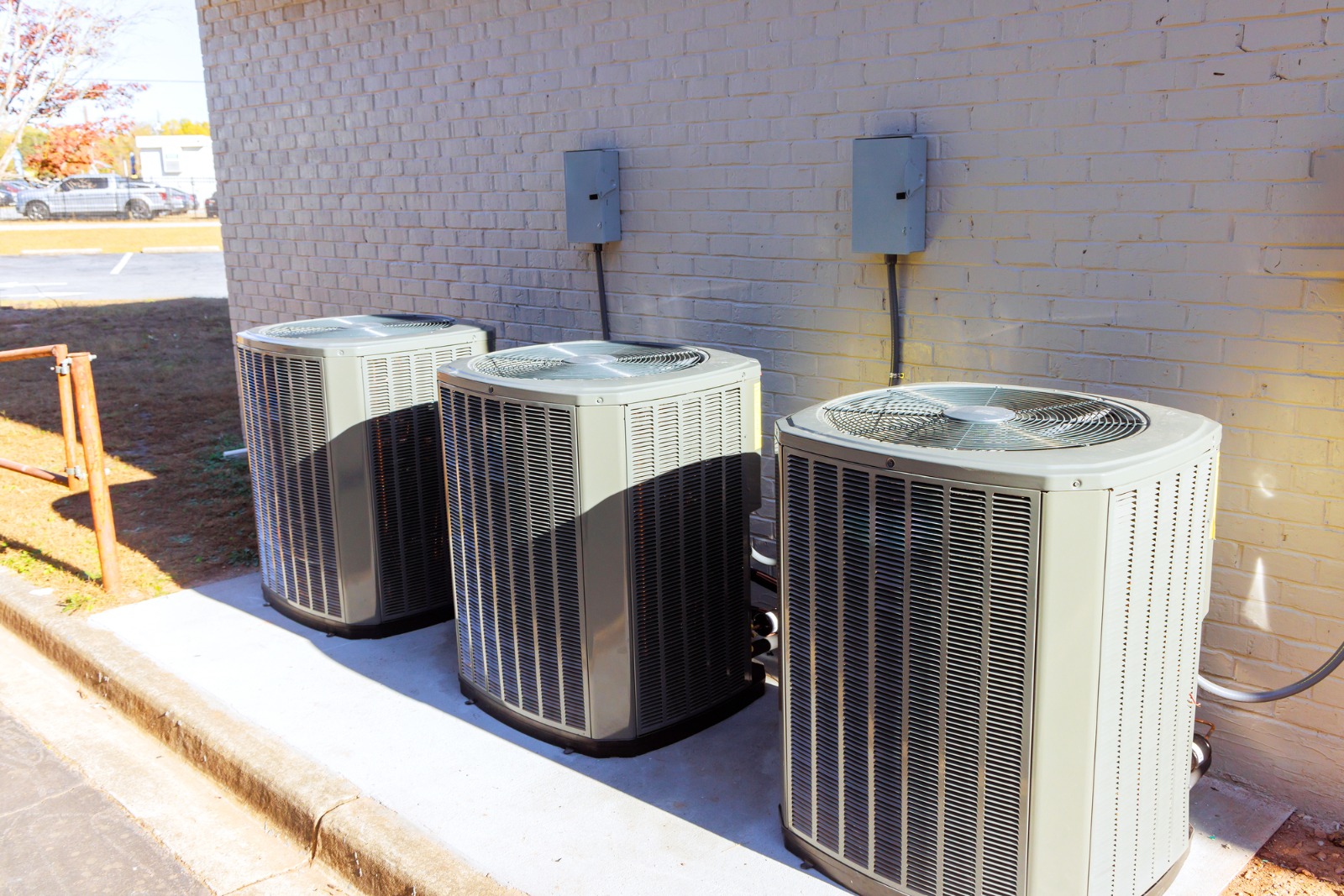 AC units outside a house