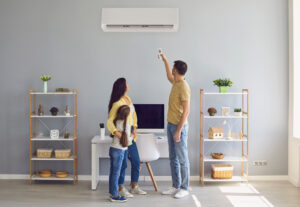 family enjoying their new MINI SPLIT AC