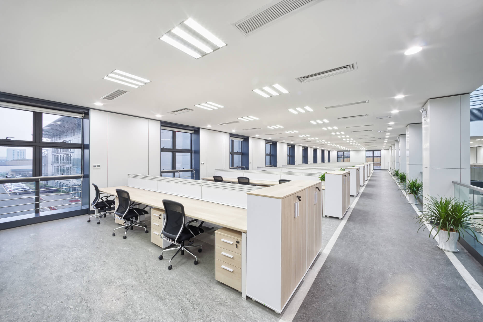 office with air conditioning system