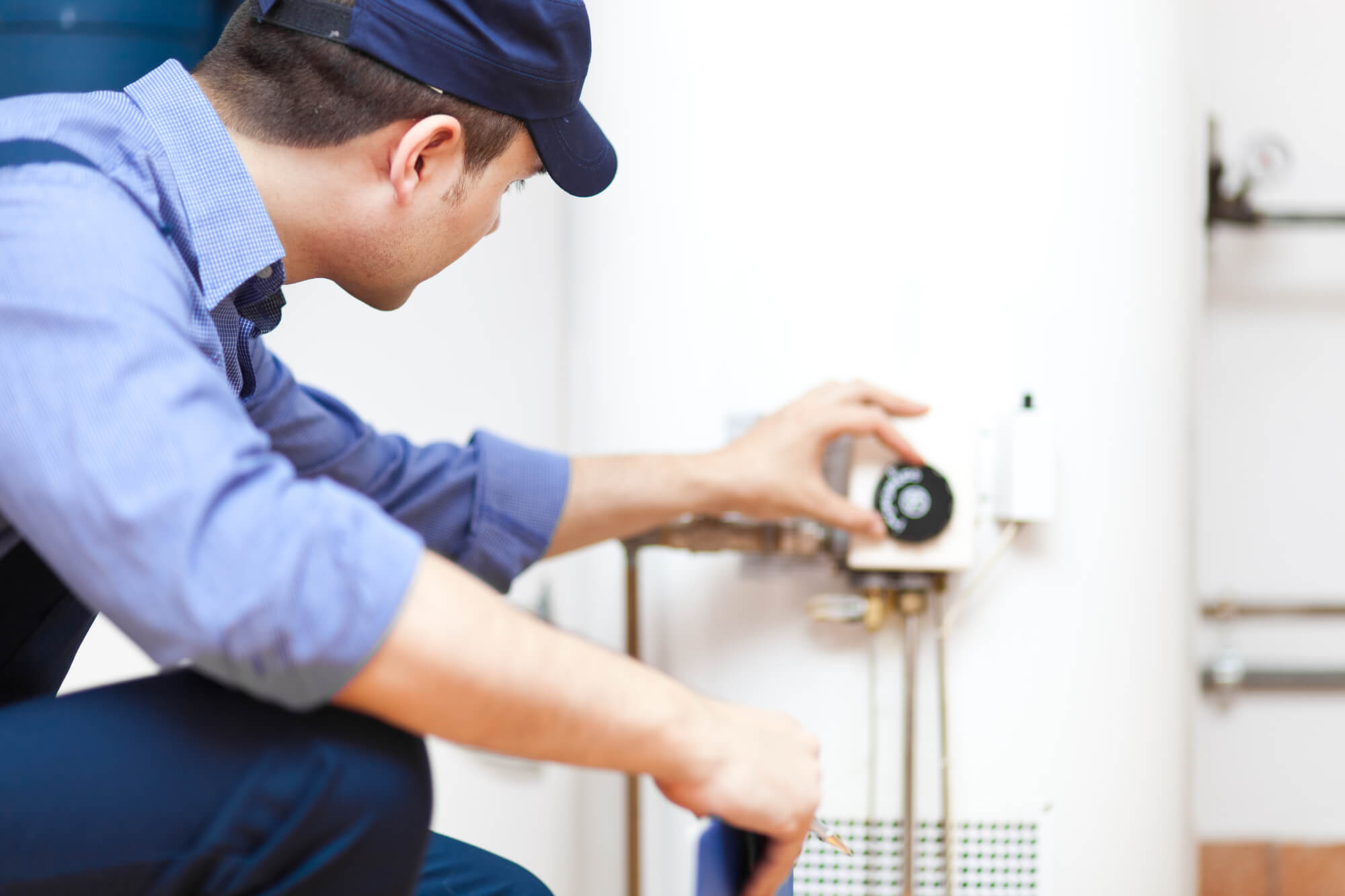 professional testing water heaters