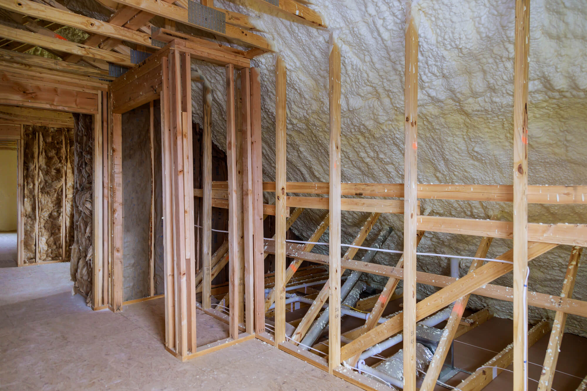 home getting whole-house insulation